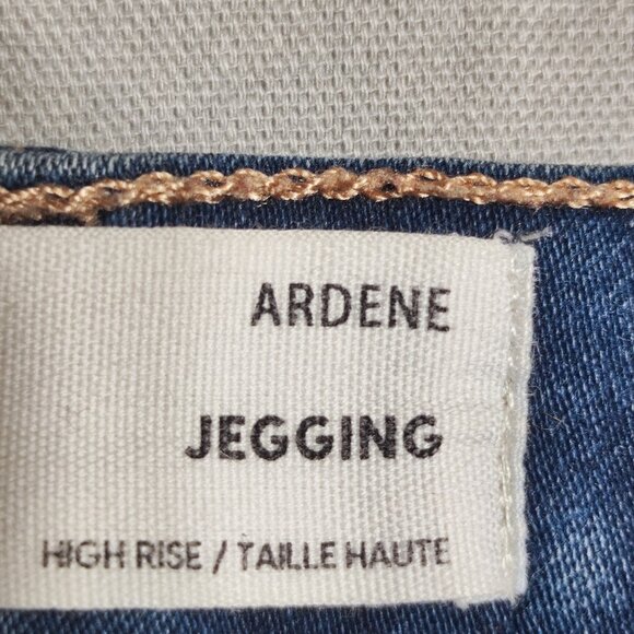 Ardene Eightytwo jeggings high-rise women's youth size 3 denim blue stretch - Picture 6 of 13